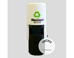 Checked SI-C12 Stock Rubber Stamp