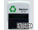 Entered SI-10 Stock Rubber Stamp