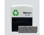Maxstamp SI-30 ID Protection Rubber Stamp