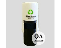 QA Checked SI-C12 Stock Rubber Stamp
